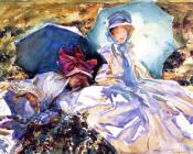 The Green Parasol - 约翰·辛格·萨金特